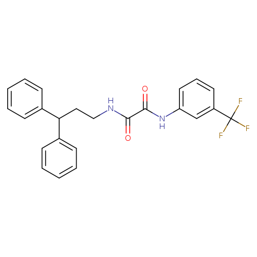 N'-(3,3-diphenylpropyl)-N-[3-(trifluoromethyl)phenyl]ethanediamide