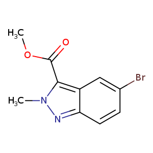 2H-Indazole-3-carboxylic acid, 5-bromo-2-methyl-, methyl ester