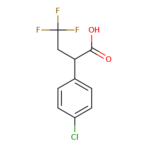 2-(4-chlorophenyl)-4,4,4-trifluorobutanoic acid