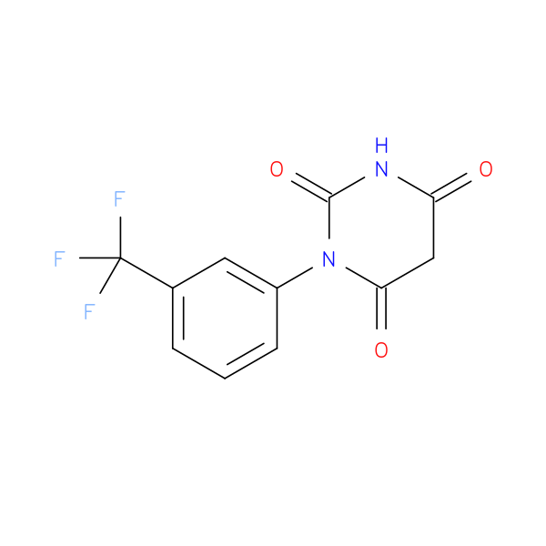 "1-[3-(trifluoromethyl)phenyl]-1,3-diazinane-2,4,6-trione"