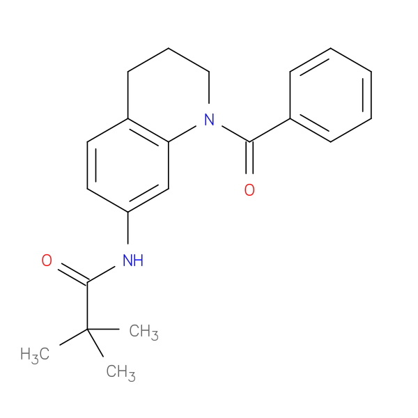 N-(1-benzoyl-1,2,3,4-tetrahydroquinolin-7-yl)-2,2-dimethylpropanamide