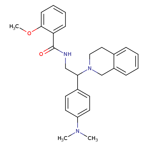 N-{2-[4-(dimethylamino)phenyl]-2-(1,2,3,4-tetrahydroisoquinolin-2-yl)ethyl}-2-methoxybenzamide