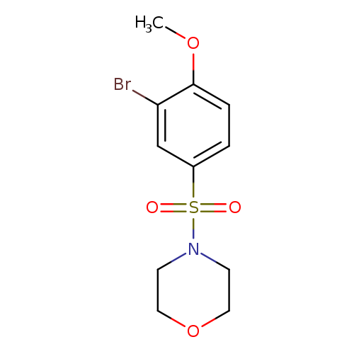 4-((3-broMo-4-Methoxyphenyl)sulfonyl)Morpholine