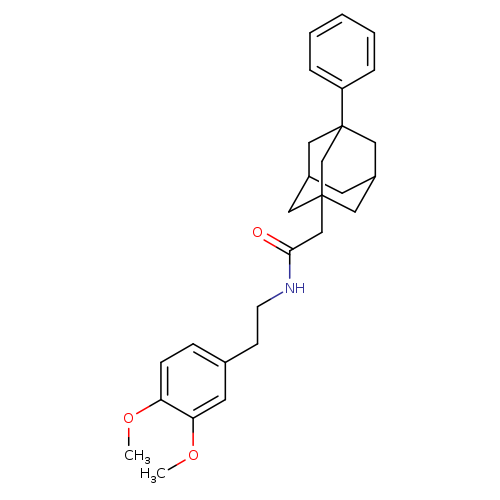 N-[2-(3,4-dimethoxyphenyl)ethyl]-2-(3-phenyladamantan-1-yl)acetamide