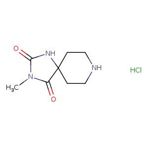 1,3,8-Triazaspiro[4.5]decane-2,4-dione, 3-methyl-, monohydrochloride