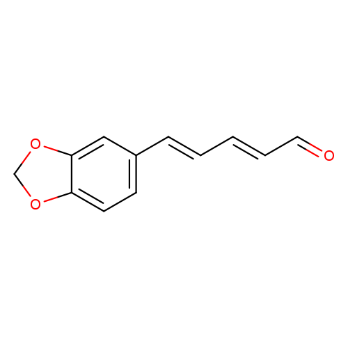 (2E,4E)-5-(1,3-Dioxaindan-5-yl)penta-2,4-dienal