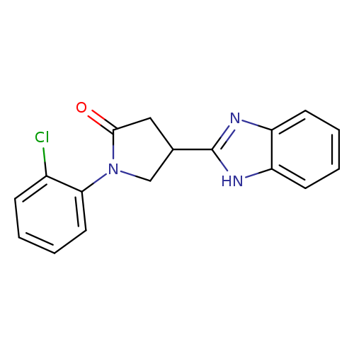 4-(1H-Benzimidazol-2-yl)-1-(2-chlorophenyl)pyrrolidin-2-one