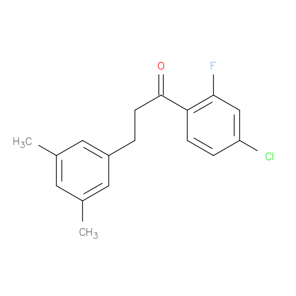 4'-Chloro-3-(3,5-dimethylphenyl)-2'-fluoropropiophenone
