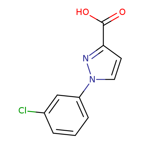 1-(3-chlorophenyl)-1H-pyrazole-3-carboxylic acid