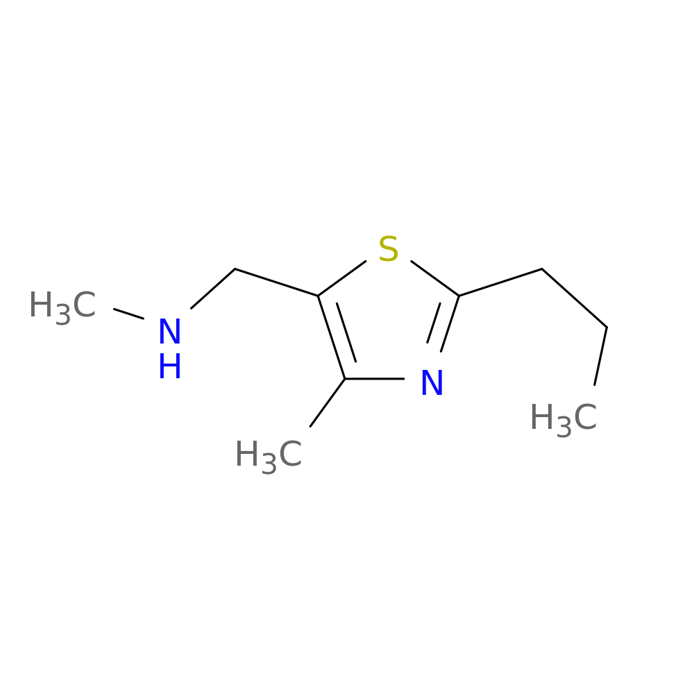 methyl[(4-methyl-2-propyl-1,3-thiazol-5-yl)methyl]amine