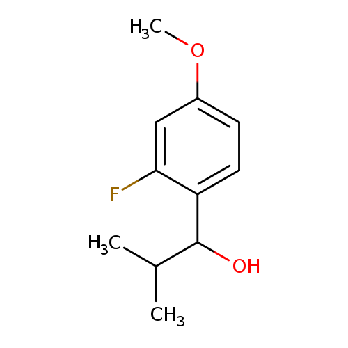 1-(2-fluoro-4-methoxyphenyl)-2-methylpropan-1-ol