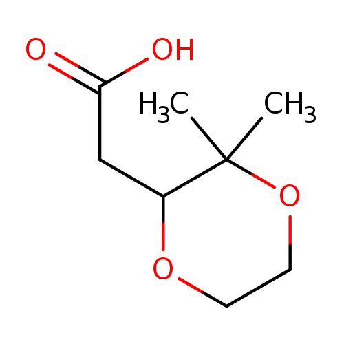 2-(3,3-dimethyl-1,4-dioxan-2-yl)acetic acid