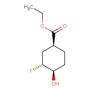 ethyl (1S,3R,4R)-3-fluoro-4-hydroxycyclohexane-1-carboxylate