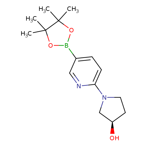 (S)-1-(5-(4,4,5,5-Tetramethyl-1,3,2-dioxaborolan-2-yl)pyridin-2-yl)pyrrolidin-3-ol