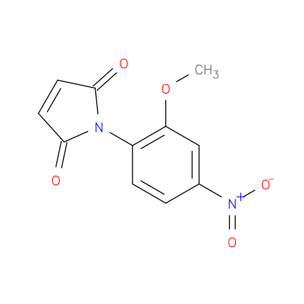 1-(2-methoxy-4-nitrophenyl)-2,5-dihydro-1H-pyrrole-2,5-dione