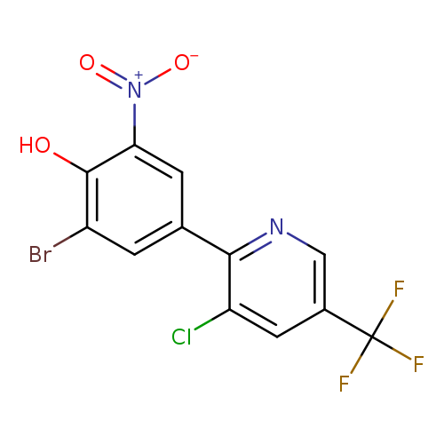 2-bromo-4-[3-chloro-5-(trifluoromethyl)pyridin-2-yl]-6-nitrophenol