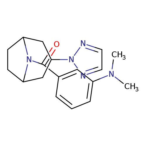 N,N-dimethyl-3-[3-(2H-1,2,3-triazol-2-yl)-8-azabicyclo[3.2.1]octane-8-carbonyl]aniline