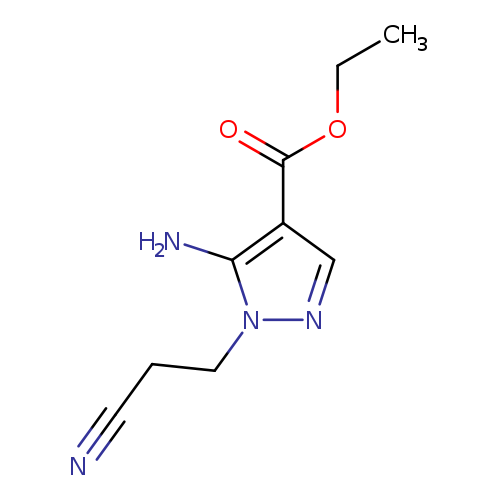 ethyl 5-amino-1-(2-cyanoethyl)-1H-pyrazole-4-carboxylate