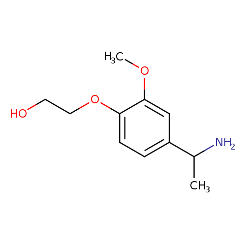 2-[4-(1-Aminoethyl)-2-methoxyphenoxy]ethan-1-ol