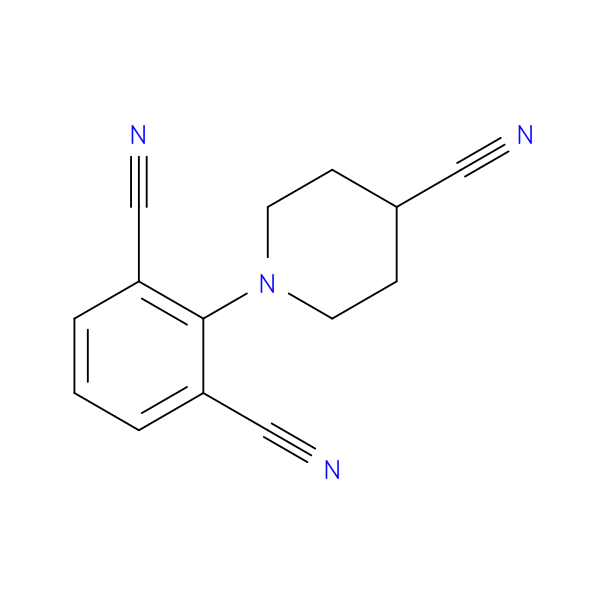 2-(4-cyanopiperidin-1-yl)benzene-1,3-dicarbonitrile