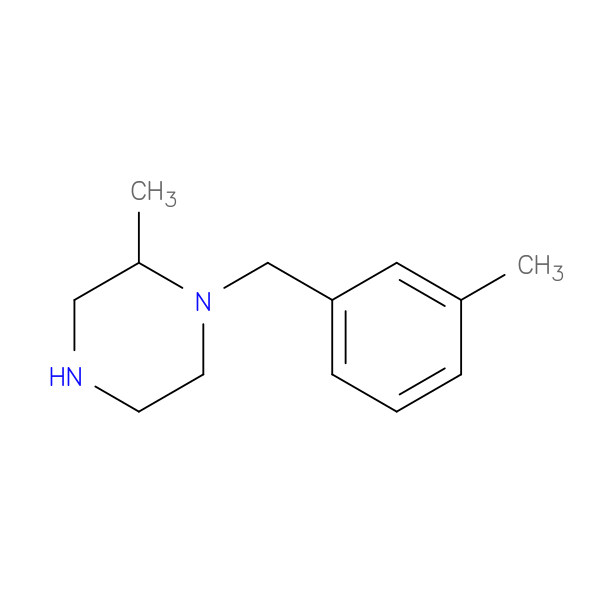 2-methyl-1-[(3-methylphenyl)methyl]piperazine