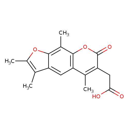 2-{2,3,5,9-tetramethyl-7-oxo-7H-furo[3,2-g]chromen-6-yl}acetic acid