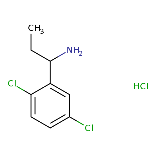 [1-(2,5-dichlorophenyl)propyl]amine hydrochloride