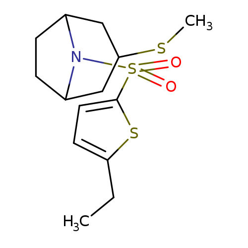 8-[(5-ethylthiophen-2-yl)sulfonyl]-3-(methylsulfanyl)-8-azabicyclo[3.2.1]octane