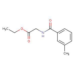 Ethyl 2-[(3-methylphenyl)formamido]acetate