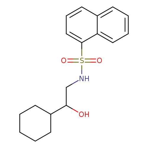 N-(2-cyclohexyl-2-hydroxyethyl)naphthalene-1-sulfonamide