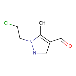 1-(2-Chloroethyl)-5-methyl-1H-pyrazole-4-carbaldehyde