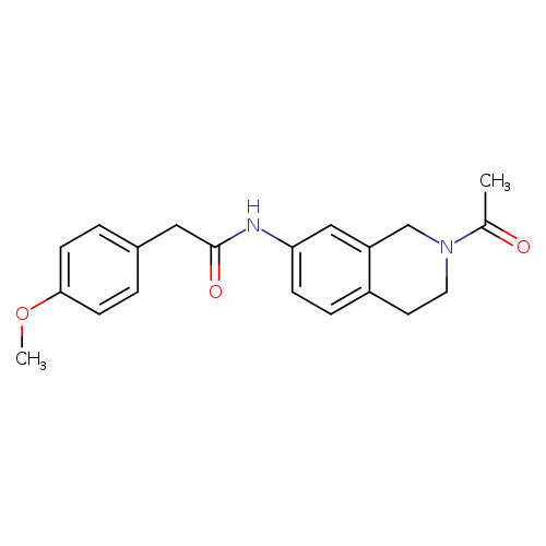 N-(2-acetyl-1,2,3,4-tetrahydroisoquinolin-7-yl)-2-(4-methoxyphenyl)acetamide
