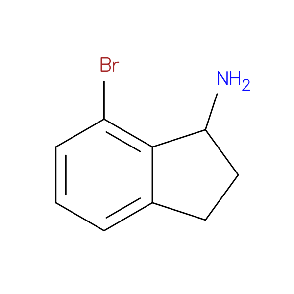 1H-Inden-1-amine, 7-bromo-2,3-dihydro-