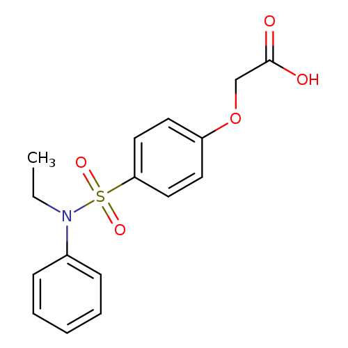 2-{4-[ethyl(phenyl)sulfamoyl]phenoxy}acetic acid