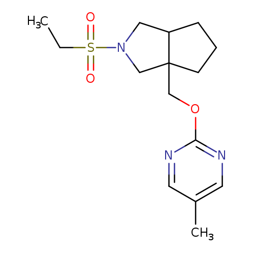 2-{[2-(ethanesulfonyl)-octahydrocyclopenta[c]pyrrol-3a-yl]methoxy}-5-methylpyrimidine