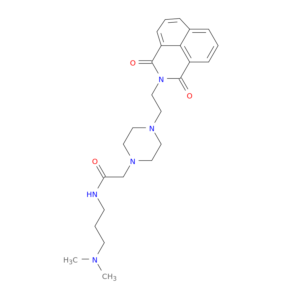 N-[3-(dimethylamino)propyl]-2-[4-(2-{2,4-dioxo-3-azatricyclo[7.3.1.0^{5,13}]trideca-1(13),5,7,9,11-pentaen-3-yl}ethyl)piperazin-1-yl]acetamide