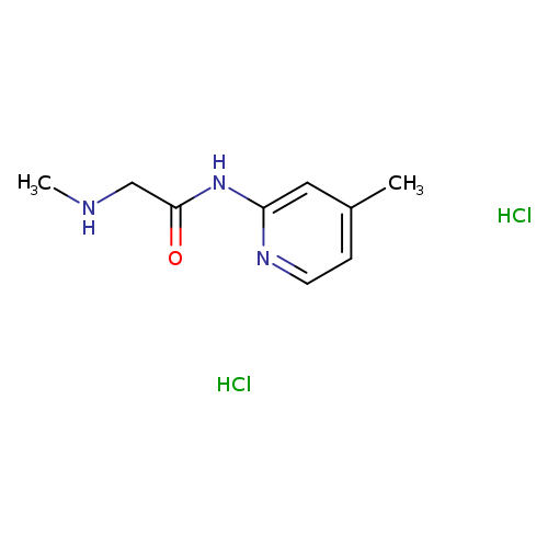 2-(methylamino)-N-(4-methylpyridin-2-yl)acetamide dihydrochloride
