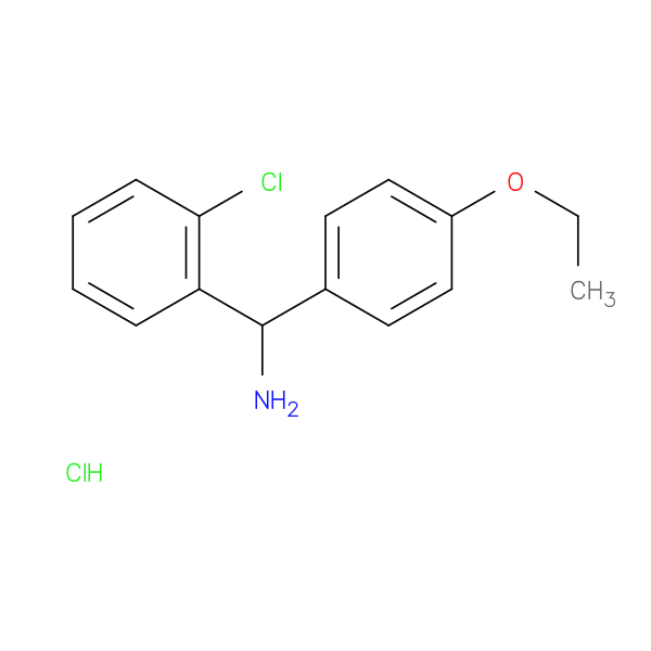 (2-chlorophenyl)(4-ethoxyphenyl)methanamine hydrochloride