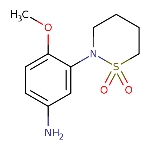 3-(1,1-DIOXIDO-1,2-THIAZINAN-2-YL)-4-METHOXYANILINE