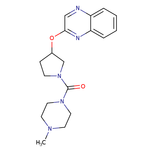 2-{[1-(4-methylpiperazine-1-carbonyl)pyrrolidin-3-yl]oxy}quinoxaline