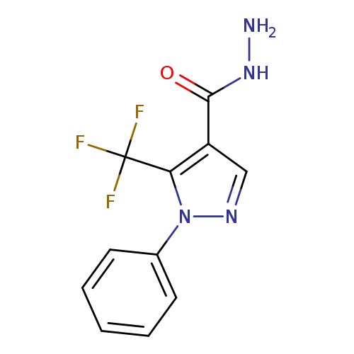 1-Phenyl-5-(trifluoromethyl)-1h-pyrazole-4-carbohydrazide