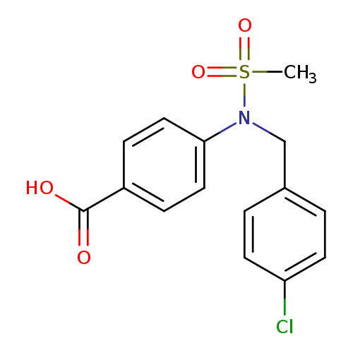 4-[(4-Chlorobenzyl)(methylsulfonyl)amino]benzoic acid