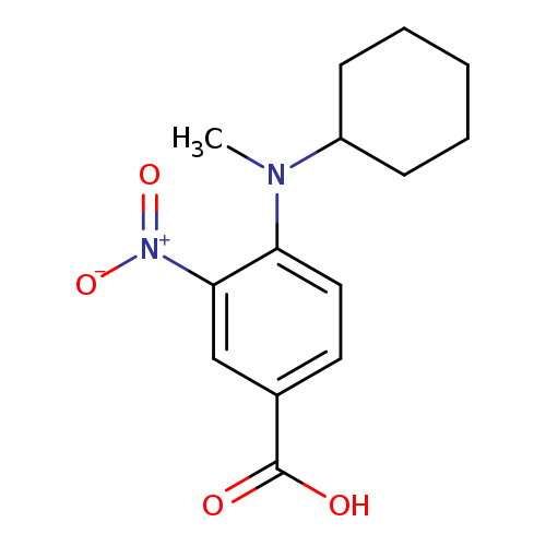 4-(Cyclohexyl(methyl)amino)-3-nitrobenzoic acid
