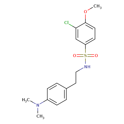 3-chloro-N-{2-[4-(dimethylamino)phenyl]ethyl}-4-methoxybenzene-1-sulfonamide
