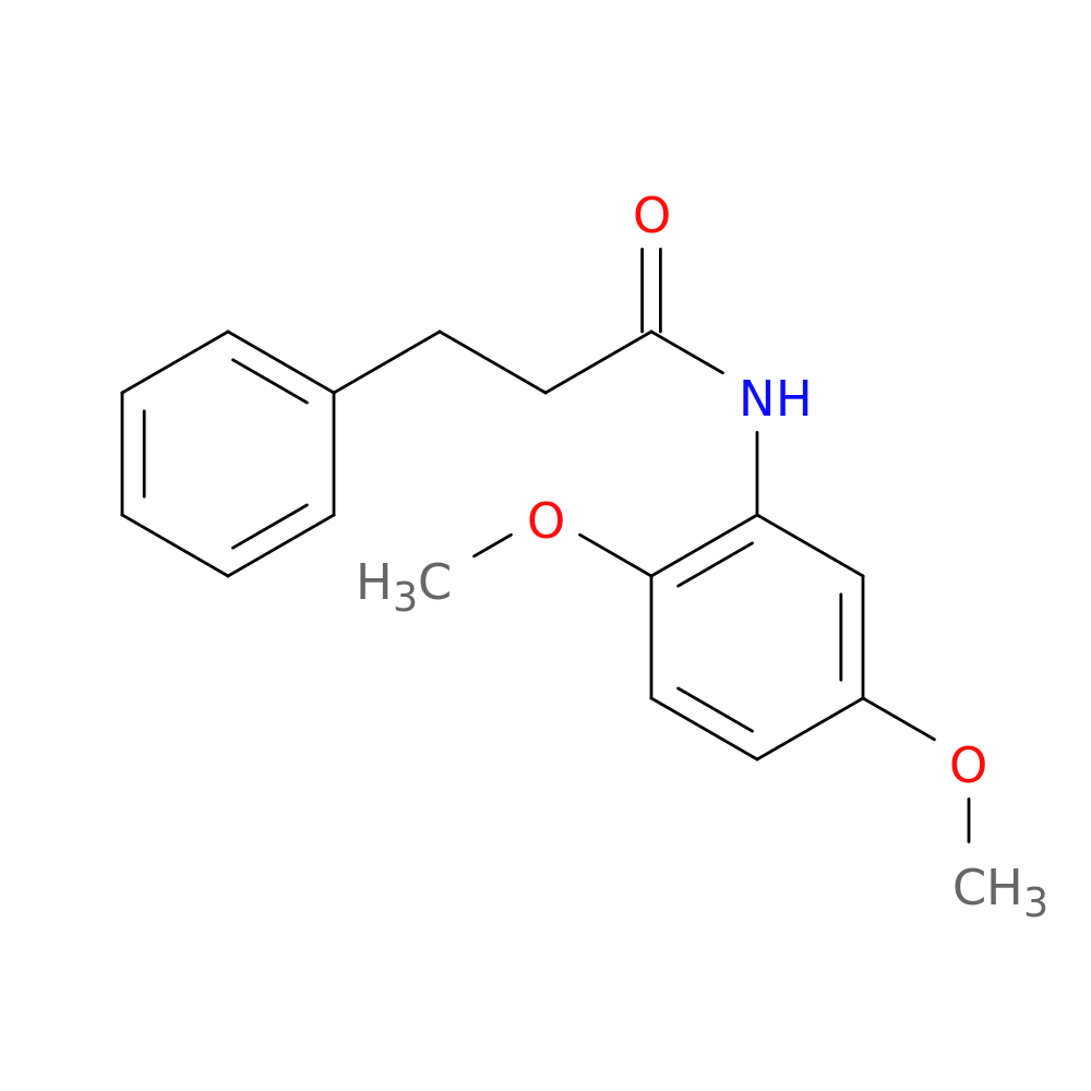 N-(2,5-dimethoxyphenyl)-3-phenylpropanamide