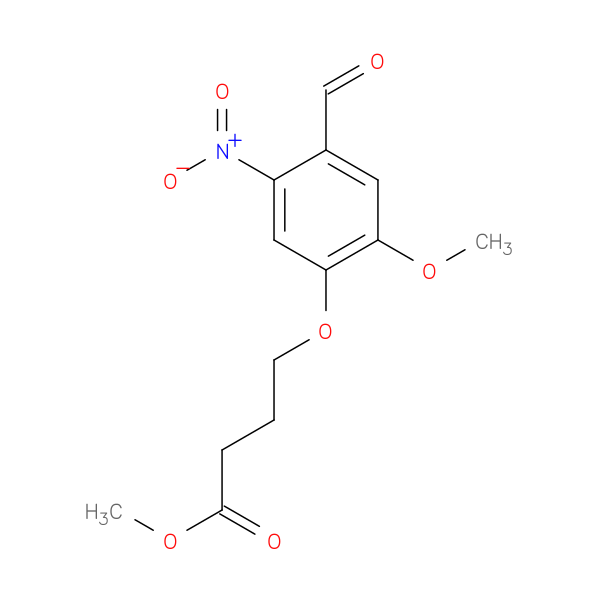 methyl 4-(4-formyl-2-methoxy-5-nitrophenoxy)butanoate