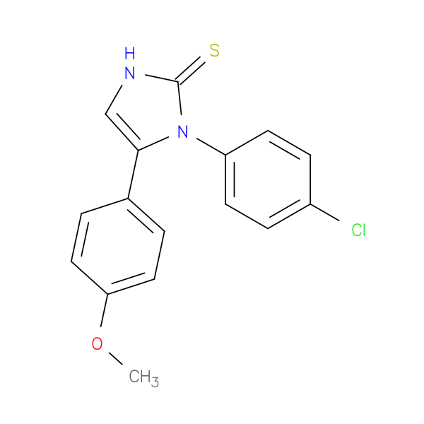 1-(4-chlorophenyl)-5-(4-methoxyphenyl)-2,3-dihydro-1H-imidazole-2-thione