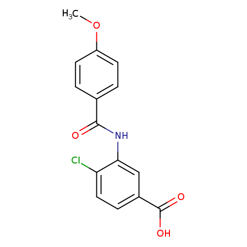 4-chloro-3-(4-methoxybenzamido)benzoic acid