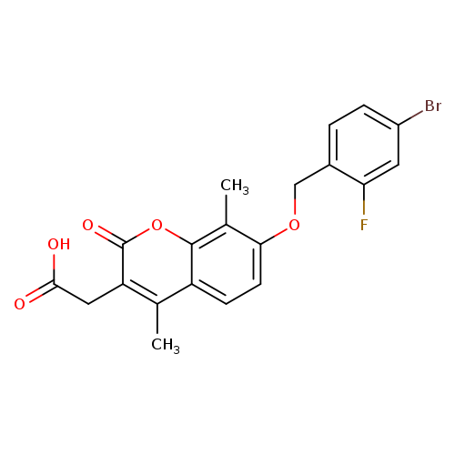 {7-[(4-bromo-2-fluorobenzyl)oxy]-4,8-dimethyl-2-oxo-2H-chromen-3-yl}acetic acid