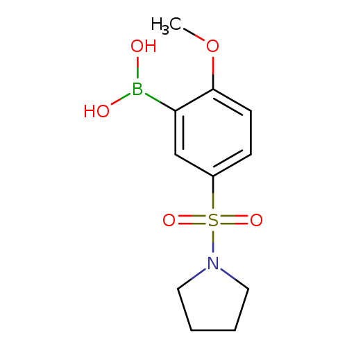 (2-methoxy-5-(pyrrolidin-1-ylsulfonyl)phenyl)boronic acid